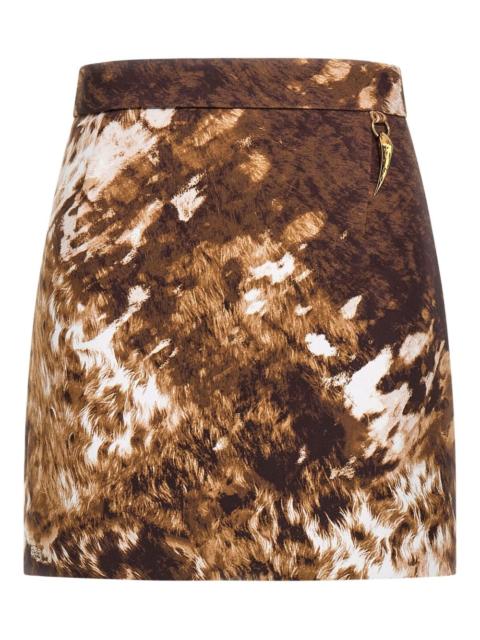 Appaloosa-print mini skirt
