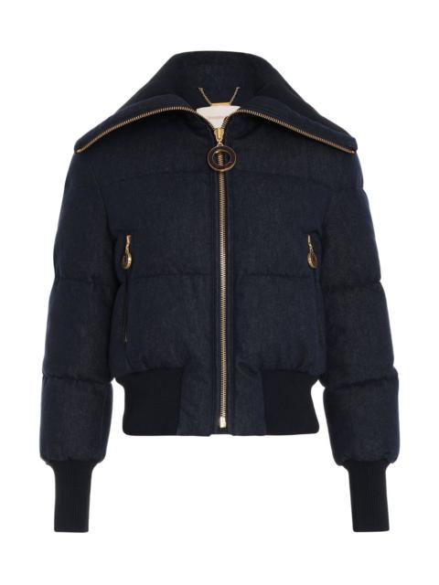 LUMINOSITY DENIM DOWN JACKET