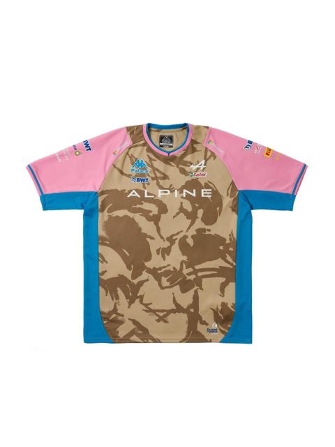 PALACE KAPPA FOR ALPINE DRIVER JERSEY DESERT CAMO