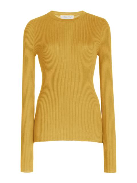 Browning Knit Sweater in Golden Birch Cashmere Silk