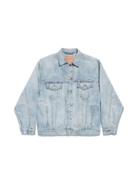 Women's Denim Jacket Regular Fit in Dirty Light Blue