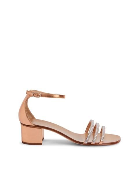 Martha round-toe leather sandals
