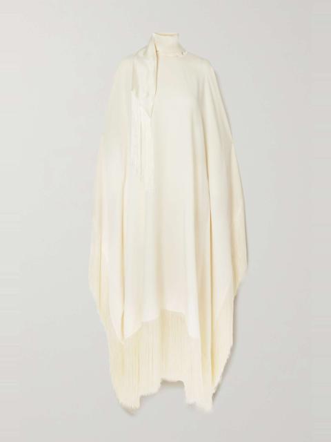 + NET SUSTAIN Mrs Ross fringed crepe kaftan