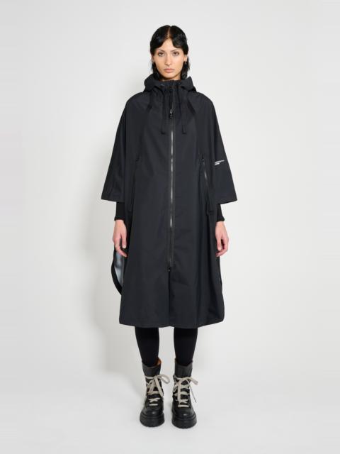 Concert Tape Poncho Black