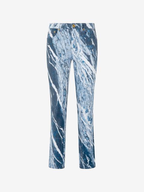 Rubane Print Jeans