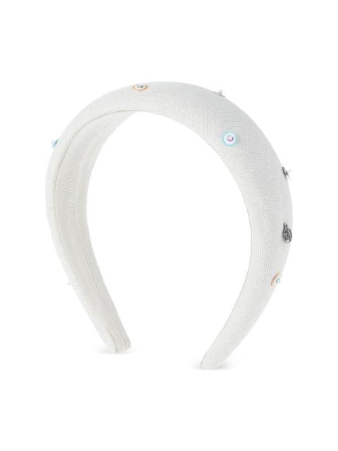 Miwa 3D bead-embellished headband