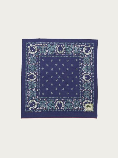 Fastcolor Selvedge Bandanna (Antler NAJA) 20x20 - Purple