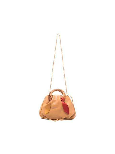 Bombon Foulard braided-handle tote bag
