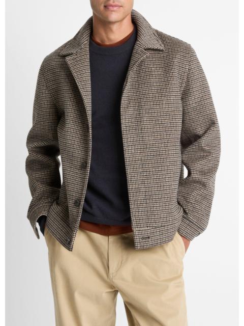 Houndstooth Bomber Jacket