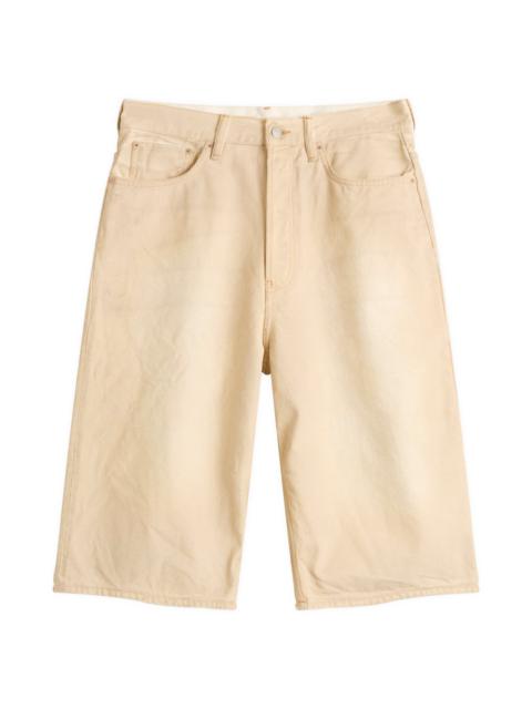 Acne Studios Traffic Sand Wash Denim Shorts