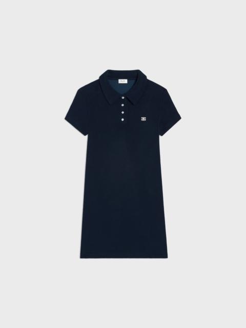 mini polo dress IN terry cotton