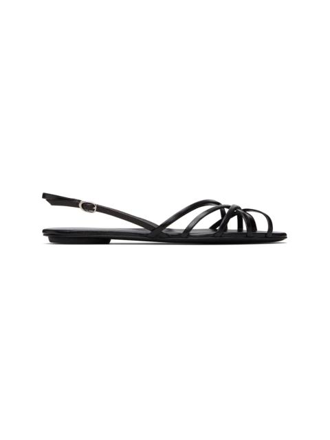 Black Uma Slingback Sandals