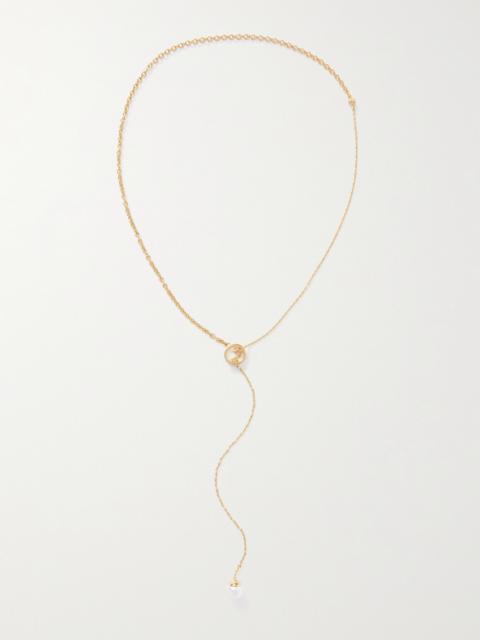 Blondie Gold-tone Faux Pearl Necklace