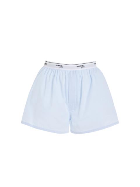 Cotton Boxers light blue