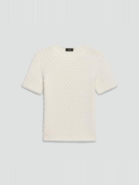 Textured Tee in Orchard Cotton