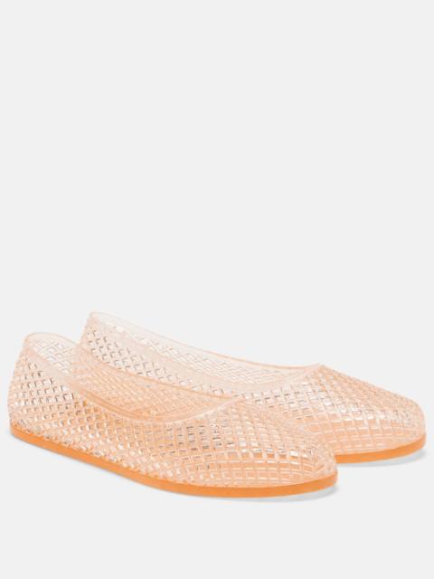 Cutout ballet flats