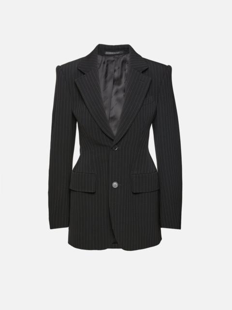 Hourglass Pinstripe Blazer