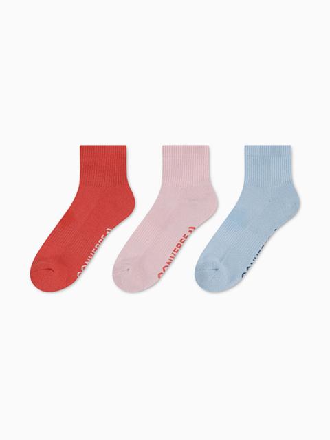 3-Pack Wordmark Quarter Socks