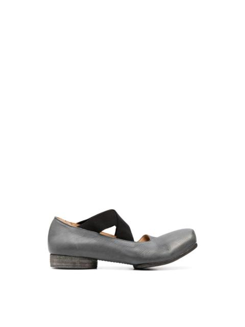 25mm leather ballerina shoes