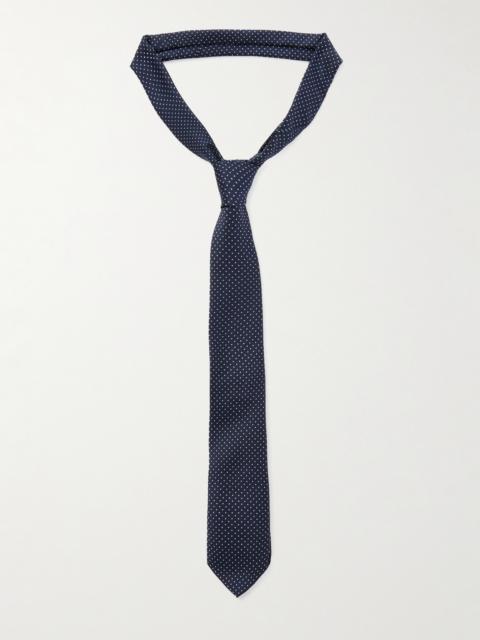 Lene Polka-dot Jacquard Tie