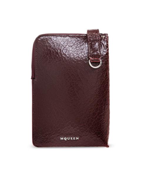 logo-lettering phone pouch