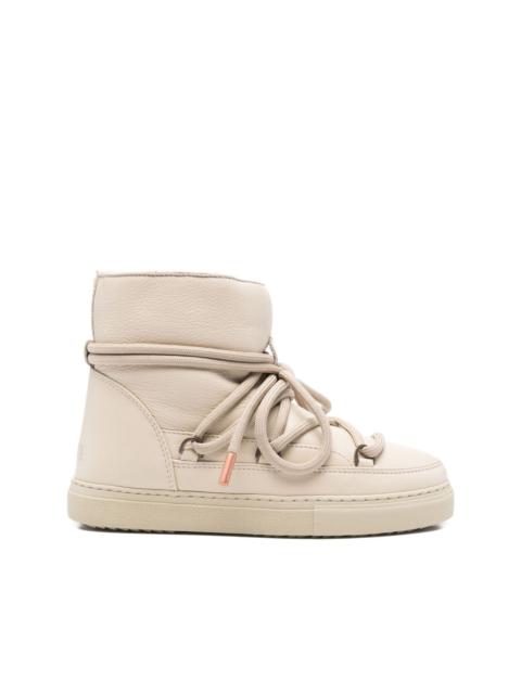 lace-up leather boots