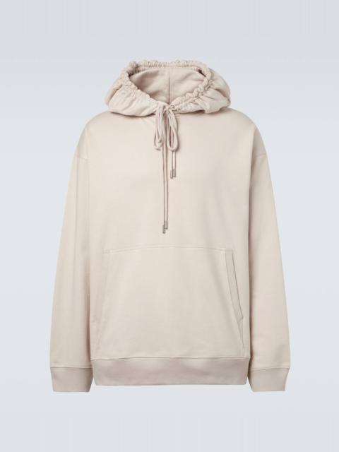 Cotton jersey hoodie