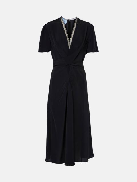Jersey midi dress