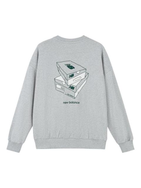 New Balance Casual Graphic Sweatshirt 'Grey' AMT33365-SEY