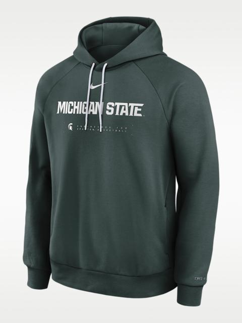 Michigan State Courtside Basketball Practice Men's Nike Dri-FIT Pullover Hoodie