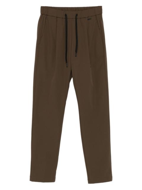 pleated drawstring trousers