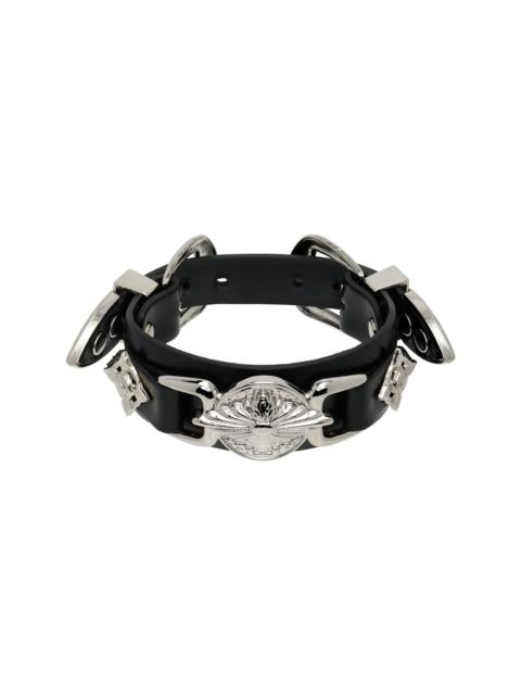 Double Buckle Bangle Bracelet