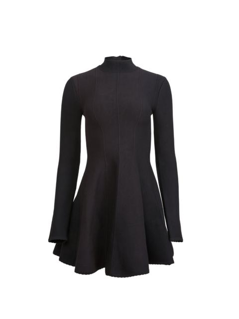 Long Sleeve Flared Corset Dress