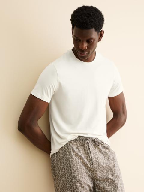 Men's T-Shirt Basel Micro Modal Stretch Vanilla