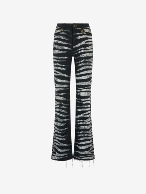 Pants With Zebra Print