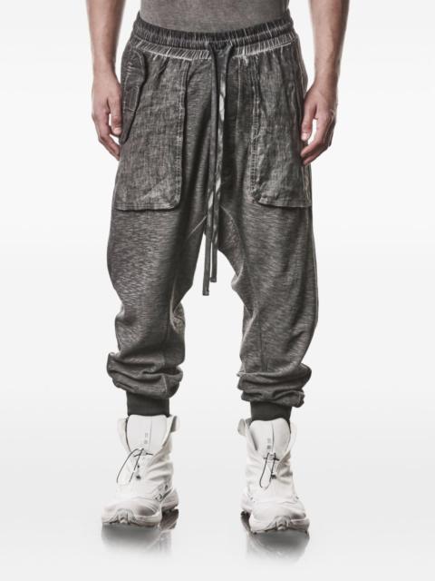 patch pocket track pants