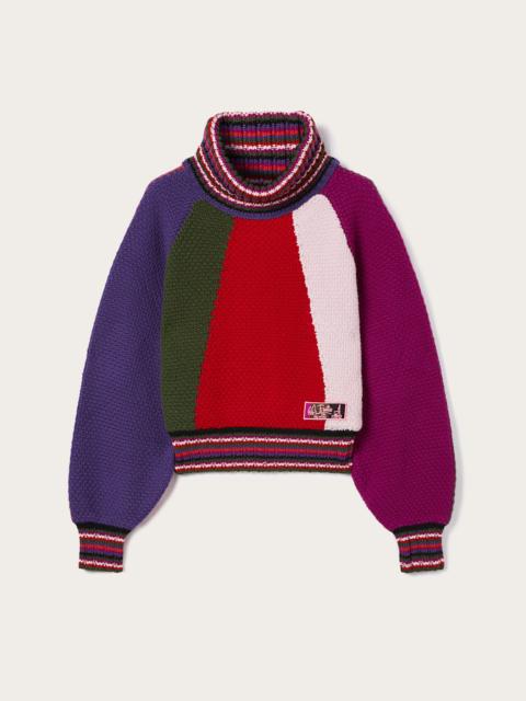COLOR BLOCK SWEATER
