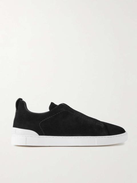 Triple Stitch™ Suede Slip-On Sneakers
