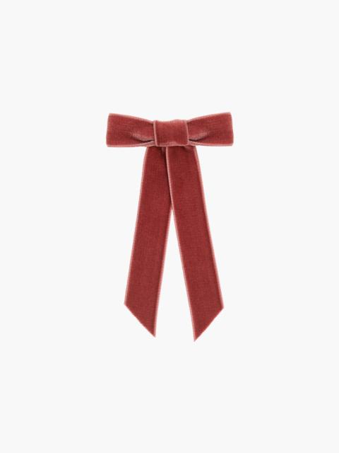 Velvet Bow Barrette