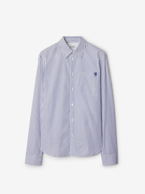 Relaxed Fit Striped Cotton Shirt