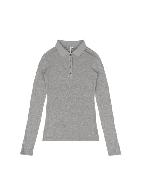 LS POLO SILVER GRAIN