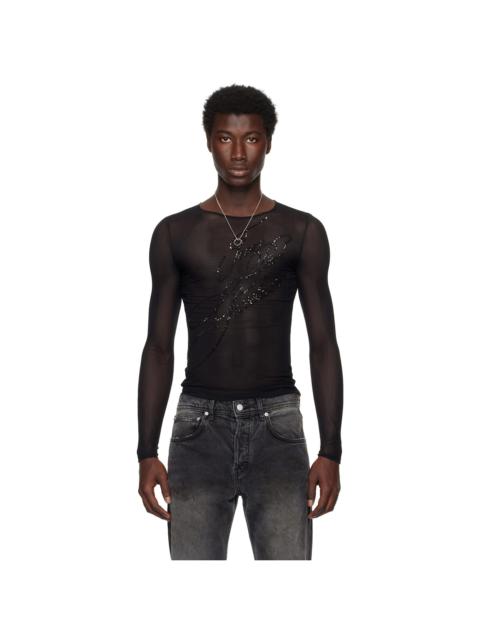 Black 'The Sequin' Top