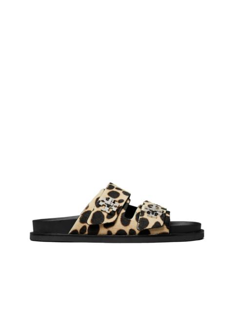 Turnlock Sport leopard-print sandals