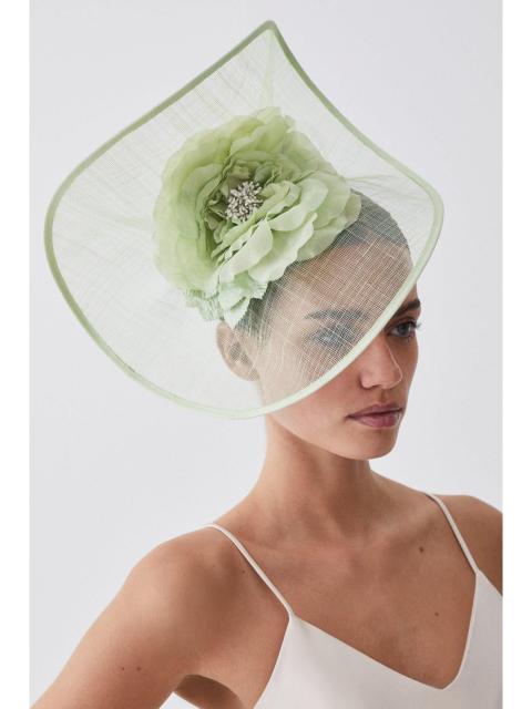 Flower Trim Headband Fascinator