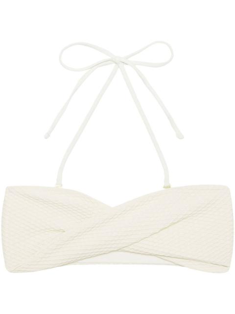 Rosa twist biniki top