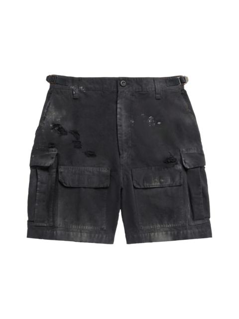 Balenciaga Men's Cargo Shorts Black