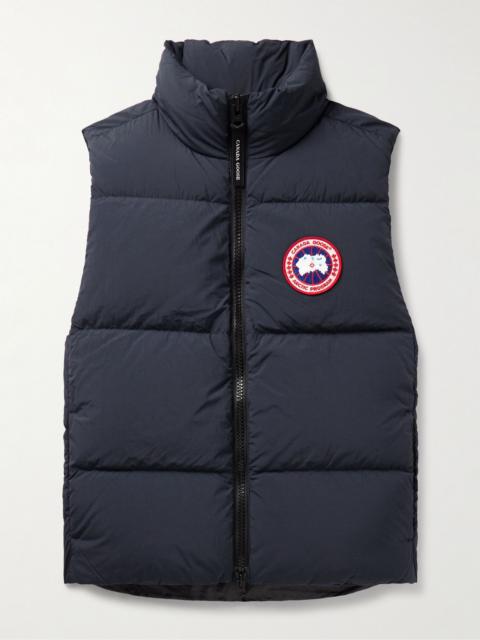 Lawrence Slim-Fit Logo-Appliquéd Quilted Enduraluxe® Down Gilet Navy