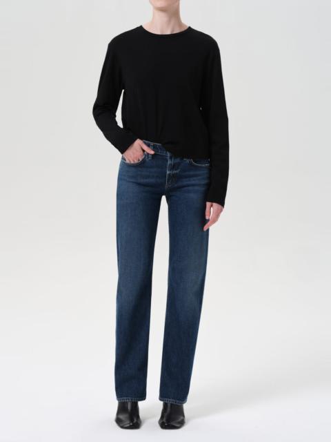 LOW RISE SLIM (STRETCH) IN SLICK