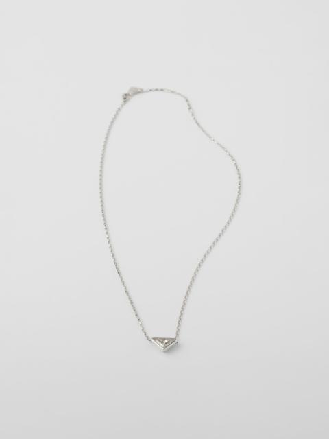 Eternal Gold pendant necklace - white gold and laboratory-grown diamonds