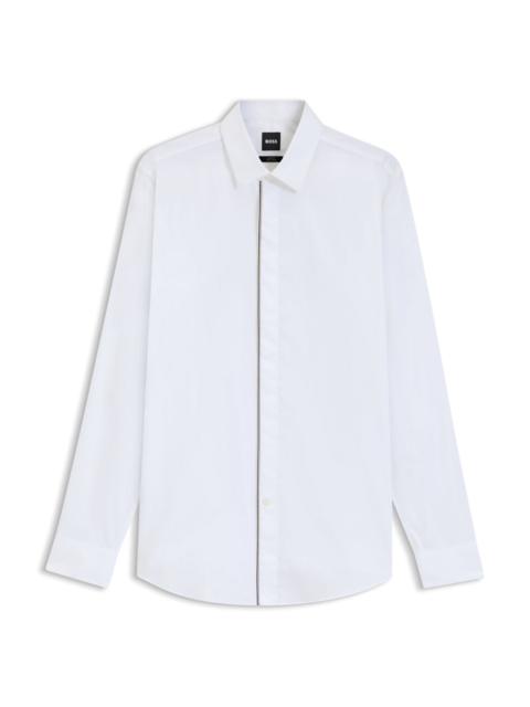 SLIM-FIT SHIRT IN EASY-IRON AUSTRIAN COTTON POPLIN